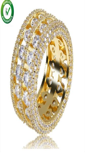 

mens gold rings luxury designer hip hop jewelry iced out diamond ring for men engagement wedding love finger ring brands champions4682847, Silver
