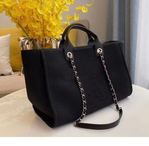 

canvas fashion woman bag casual chain totes pearl female shoulder bags famous brands latest purse classic handbags large capacit h8013559