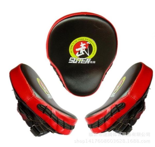 

new pu leather training equipment punching kicking pad taekwondo target curved target mma boxing curved punch pad s92090381