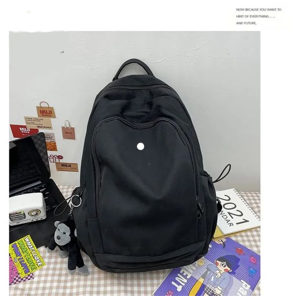 

lu women yoga outdoor bags backpack casual gym teenager student schoolbag knapsack 5 colors