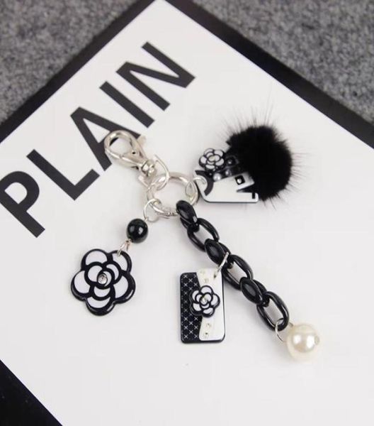 

bag accessary keychainwhole mode fashion keychain012348025290, Black