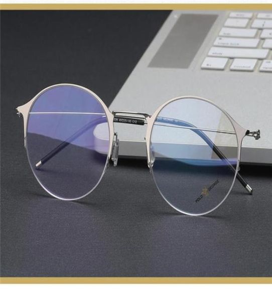

latest style retro flat light mirror fashion has no screws to design the business ladies039 glasses f9165989, Black