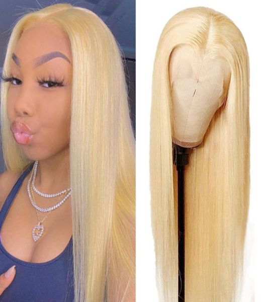 

allove body wave 30inch transparent lace 13x1 human hair lace front wigs blonde color 613 peruvian straight60768716145995, Black;brown