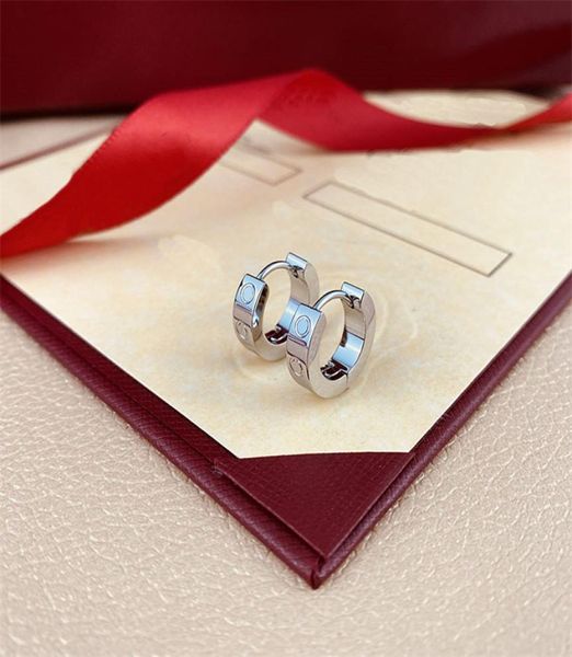 

luxurious fashion hoop earrings men women couples silver color earring personalized jewelry wedding party designer custom boho jew5100172, Golden;silver