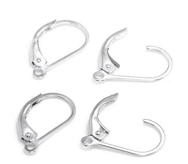 

5pairslot 925 sterling silver earring hooks jewelry findings components for diy gift craft 16mm w2306789948