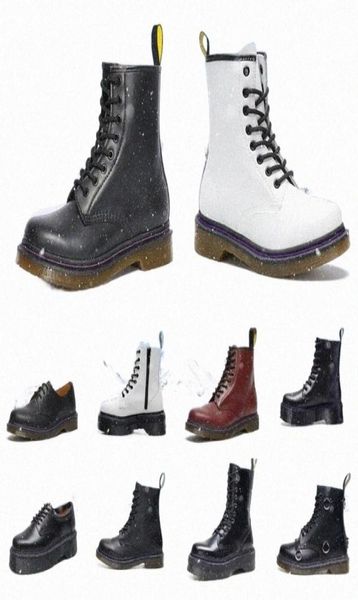 

men women boots smooth leather oxford winter shoes ankle half black white bordeaux green pumpkin orange mens fashion platform boot6992869