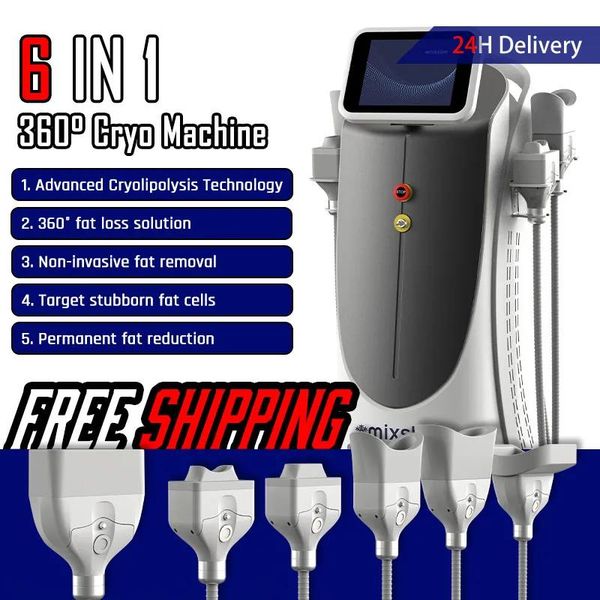 

360 cryolipolysis fat e machine slimming machine fat burning 4 cryo handles body sculpting weight loss beauty equipment