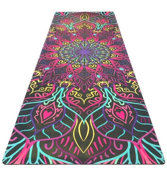 

fashion pattern yoga fitness mat quality health nonslip suede rubber mat factory direct9942286