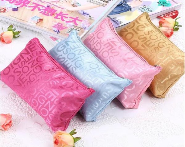 

new small letters cosmetic bag female korean makeup bag travel necessary storage package popular promotional gifts9613835