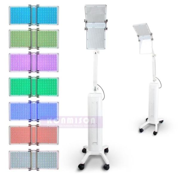 

vertical led light therapy beauty machine pdt pon light machine with 7 colors anti aging beauty machine salon use dhl 9539297