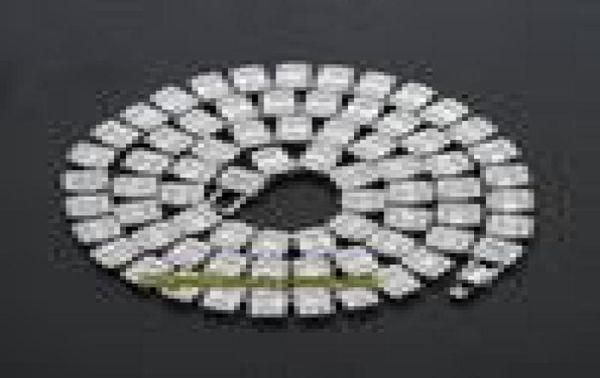 

eternity 9mm square cz diamond hip hop necklace square round diamond mixed inlay domineering men iced out big gold chain2055663, Black