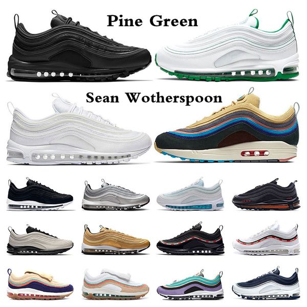 

size 36-45 mens sean wotherspoon running shoes men women sports sneakers silver bullet triple white black jesus space purple outdoor trainer