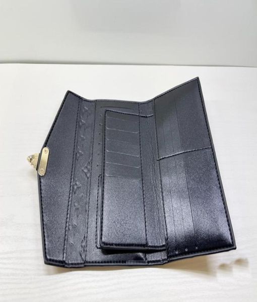 

two piece portefeuille sarah wallet womens men fashion envelopestyle long wallet card holder case iconic brown wate3666603, Red;black