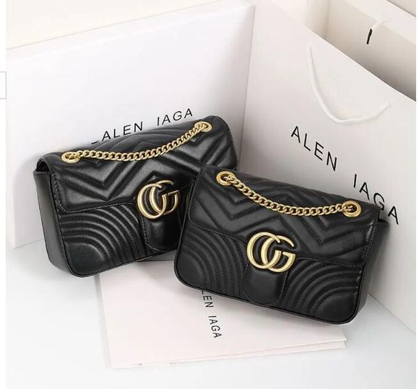 

5colors famous brand women designer shoulder bag leather chain bag cross body pure color womens handbag crossbody bag purse