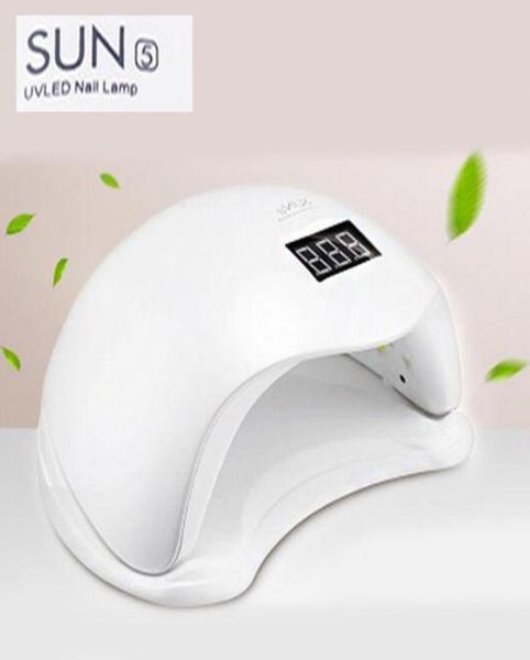 

whole sun5 48w professional 365405 nm led lamp nail dryer polish machine fit curing all nail polish nail gel art tool1259376