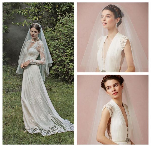 

extra soft tulle bridal veils wedding fingertip length 1 layer cut edge bridal blusher veil with black clips fix cust5660993