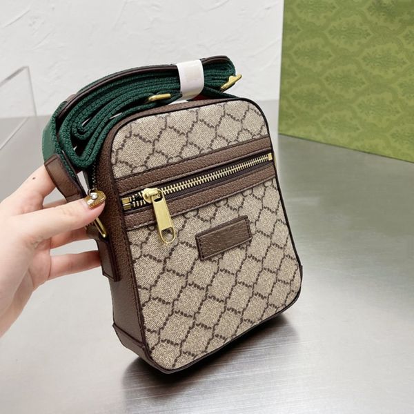 

2023 mens phone bags mini designer bag crossbody bag shoulder cross body tiny phones flaps black khaki print letters 5a