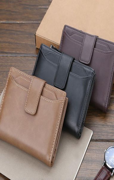 

new retro short wallet pu leather multicard card holder clutch bag men039s wallet carteira9244640, Red;black