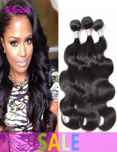 

malaysian body wave bundles 10a grade virgin hair malaysian remy hair weave human hair weave bundles 3 or 4 bundles can buy41705365618467, Black