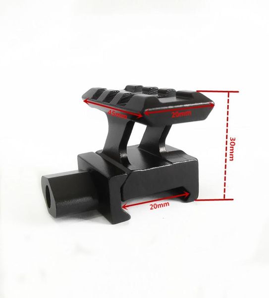 

hunting riser rail base with picatinny weaver rail 20mm airsoft rifle scope mount7186844