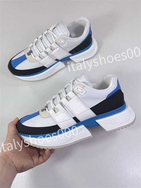

2023 luxury designer casual shoes woman shoes leather lace up men fashion platform sneakers white black mens womens