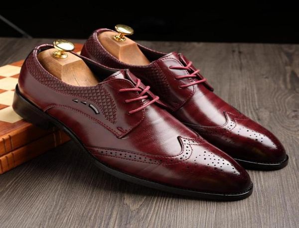 

dress shoes 2021 fashion business flat oxfords mens loafers pu leather man formal wedding big size 37489127040, Black