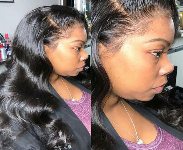 

130 density lace front human hair wigs peruvian virgin hair front lace wigs straight full lace human hair wigs for black women5192784, Black;brown