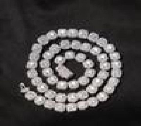 

9mm square rock sugar zircon dianond tennis chain luxury cubic zirconia designer diamond 14k gold chains mens jewelry hip hop 1625518237, Black