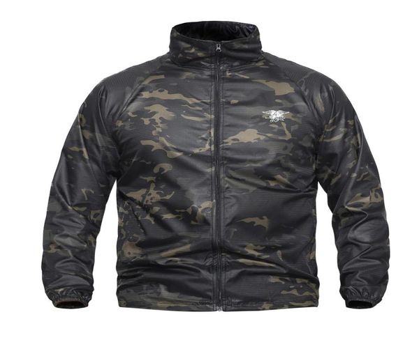 

navy seal summer tactical upf40 lightweight camouflage jacket men waterproof ultra thin raincoat windbreaker military army skin ja5696448, Blue;black