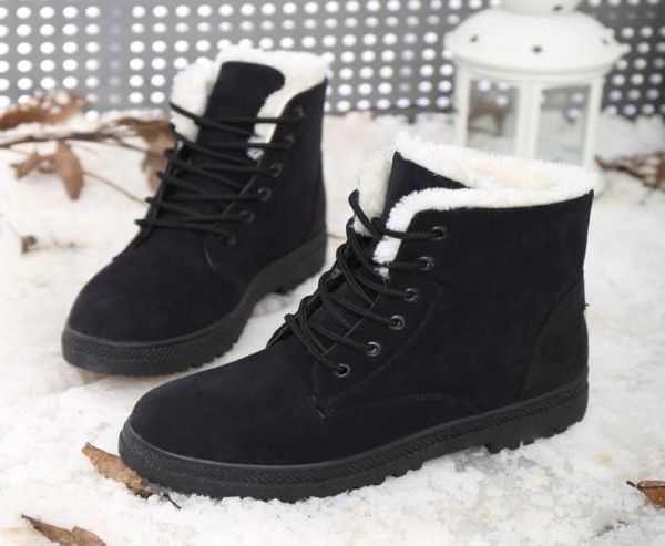 

dhl classic women039s snow boots fashion winter short boots martin shoes4275861, Black
