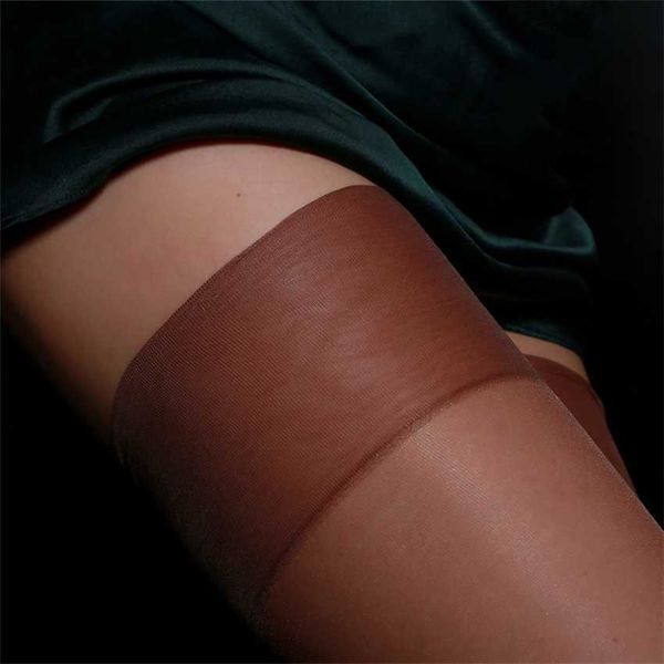 

30% off ribbon factory store super long 110cm pure nylon thigh upper body women' socks 10d ultra-thin transparent media inflexible tie, Red;black