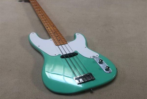

4string ti bass guitar electric bass guitar okoume body wooden guitar green bass bag high gloss finish1088094