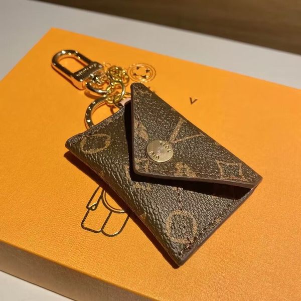 

fashion accessories keychain designer key chain bag charm letter bag womens key ring car chain pendant mens gift exquisite575, Silver