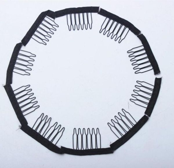 

comb 30pcs wigs comb for wig cap and combs wig making hair extensions tools hair extension clips for wig cap6838522, Black;brown