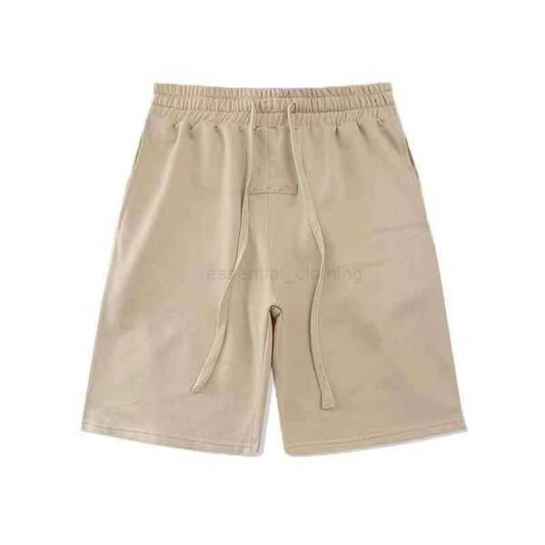 

21ss reflective essentails short shorts men's casual sports pant loose oversize style drawstring short pants trend designer ess essenta, White;black