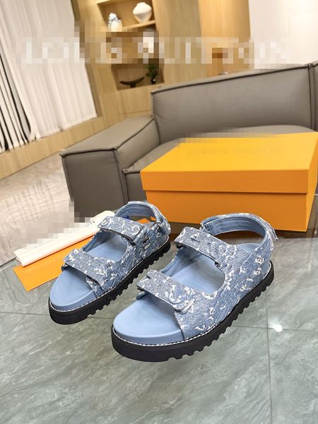 

fashion women men sandal luxury designer lady gentlemen colorful canvas letter anatomic leather slide style model 0522, Black