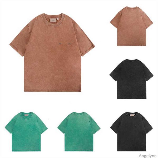 

mens designer essent t-shirt summer print letters loose hip hop trend stylist essentails tshirts fashion casual tees essentiel is3g, White;black