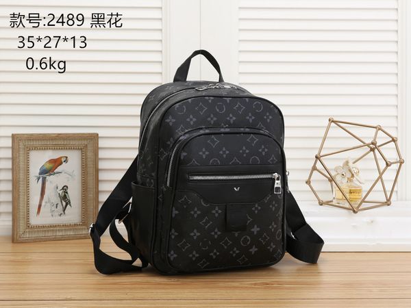 

mt classic backpack style luxury designer totes lady fashion handbags two shoulder straps bags letter zipper 30cm women plain interior compa
