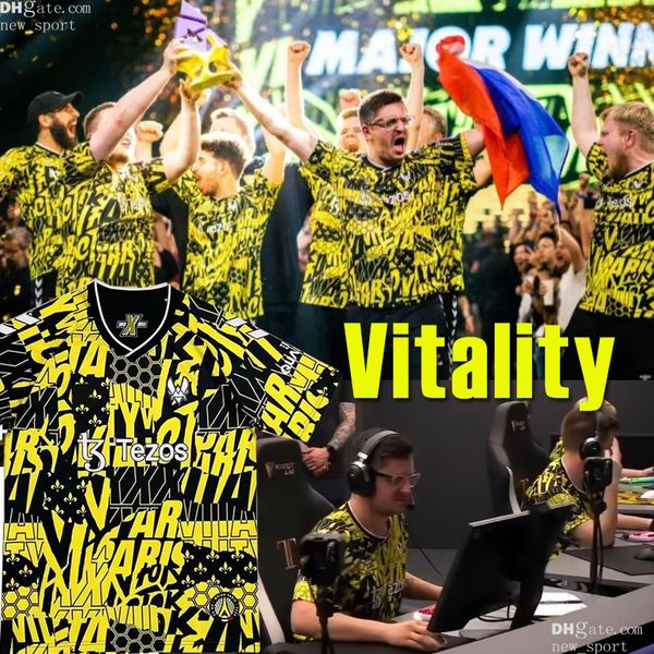

vitality shirt csgo grand final champion honeybee paris major champion 2023 fan suit dupreeh five-peat zywoo shox apex rpk nivera misutaaa y, Black