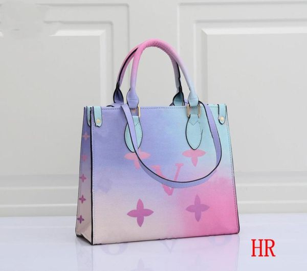 

brand fashion portable women039s day packs 2022 pillow bag handbag one shoulder gradually changing color king of cost performan1299171