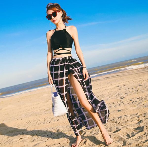 

bikinis women swimsuit summer beachwear lace one shoulder straps bare shoulders swimwear black bathing suits5766732