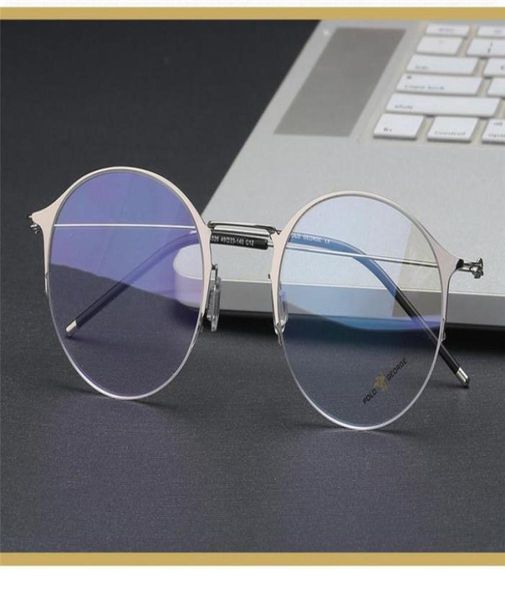 

latest style retro flat light mirror fashion has no screws to design the business ladies039 glasses f9265031, Black