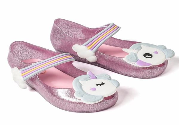 

2020 unicorn new summer for mini shoes girls dargon sandals jelly shoe fish mouth girl nonslip kids sandal toddler7248988, Black;red