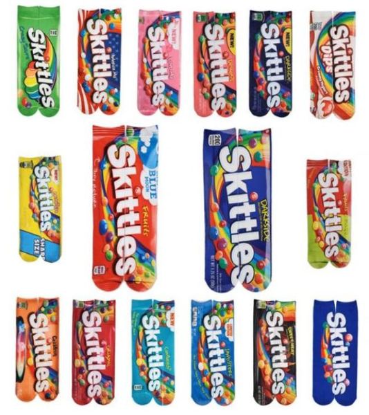 

length 30 cm 3d printed socks cheerleader long socks boys girls socks sports stocking multicolors cartoon one side printin7565602, Pink;yellow