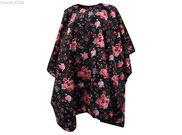 

1pc rose pattern printing haircut cape barber cloak for home l2208052682884