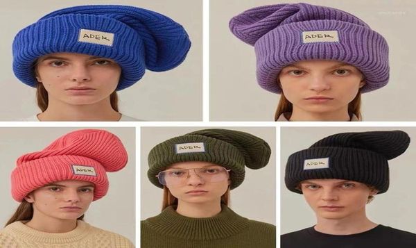 

beanies winter ader patch men women casual adererror caps quality lengthened cold hats17635650