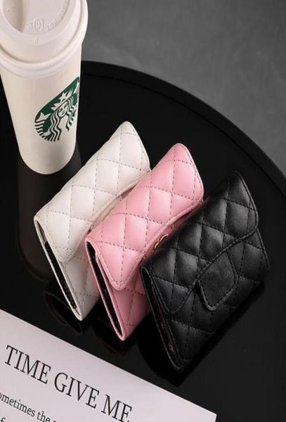 

fashion pu leather business card holder organizer hasp men women bank credit bag id card wallet6098715, Brown;gray