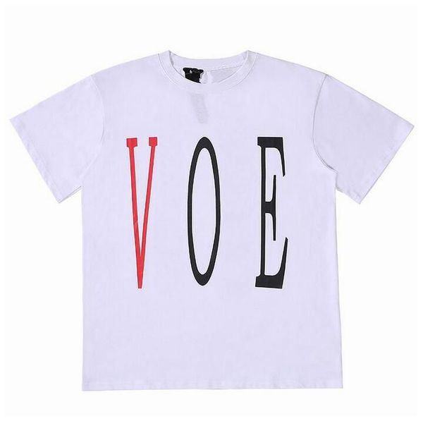 

mens womens designers t shirts loose tees fashion brands man s casual vlones shirt luxurys clothing polos shorts sleeve clothes white blue, White;black