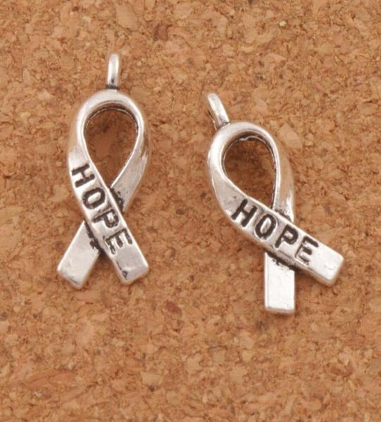 

awareness hope ribbon metal alloy charms 150pcslot 77x186mm tibetan silver pendants fashion fit bracelets necklace earrings l086667899, Bronze;silver
