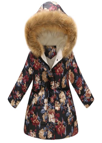 

baby girl boy clothes kids winter jacket for kids girls hoodie baby winter coat windproof floral boy jackets girls2430480, Blue;gray